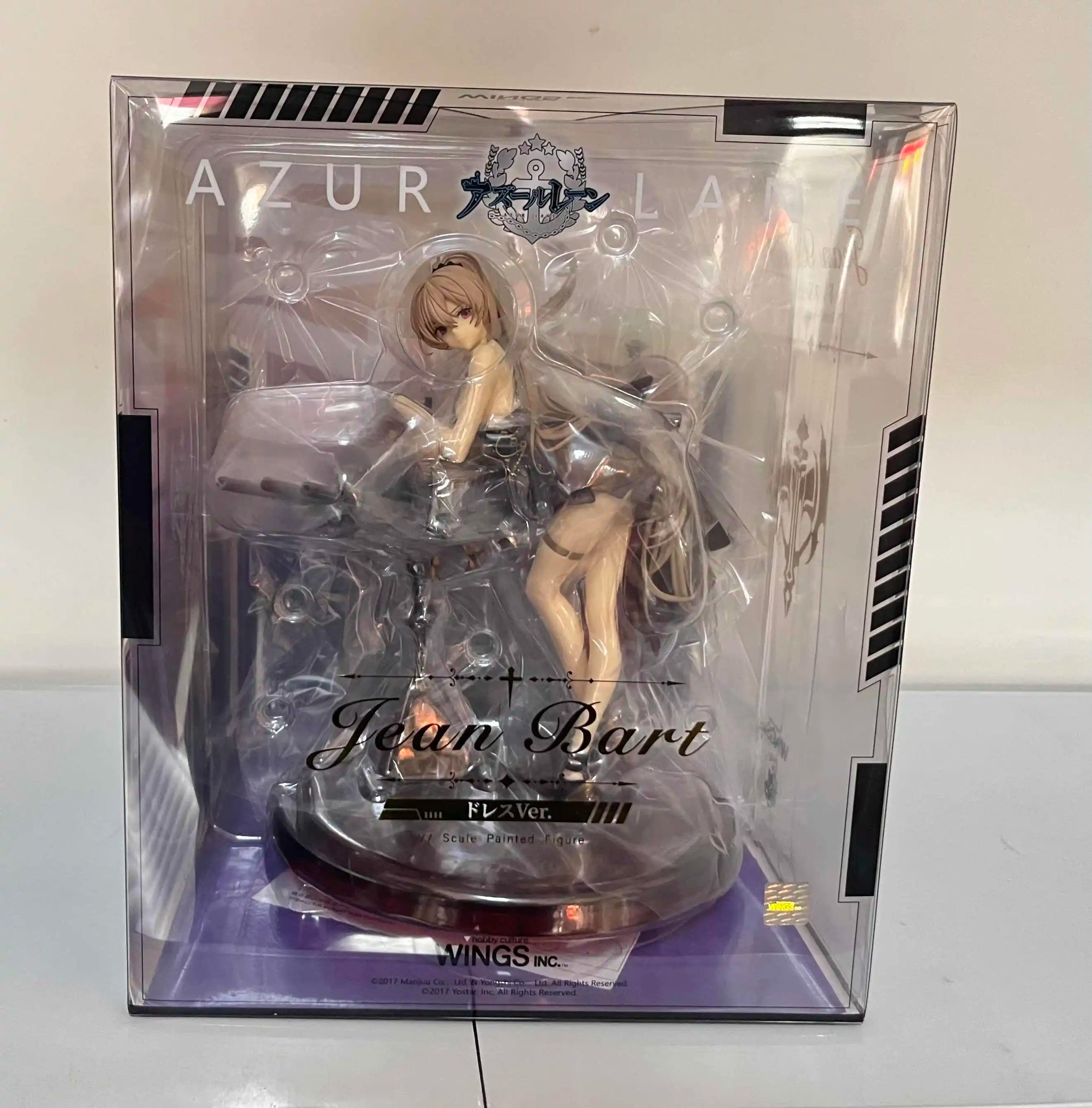 Auf Lager Original Wings Inc 1/7 Mnf Jean Bart Figur Azur Lane Anime Figuren Kleid Vers. Mädchen Statue Cartoon Modell Desktop