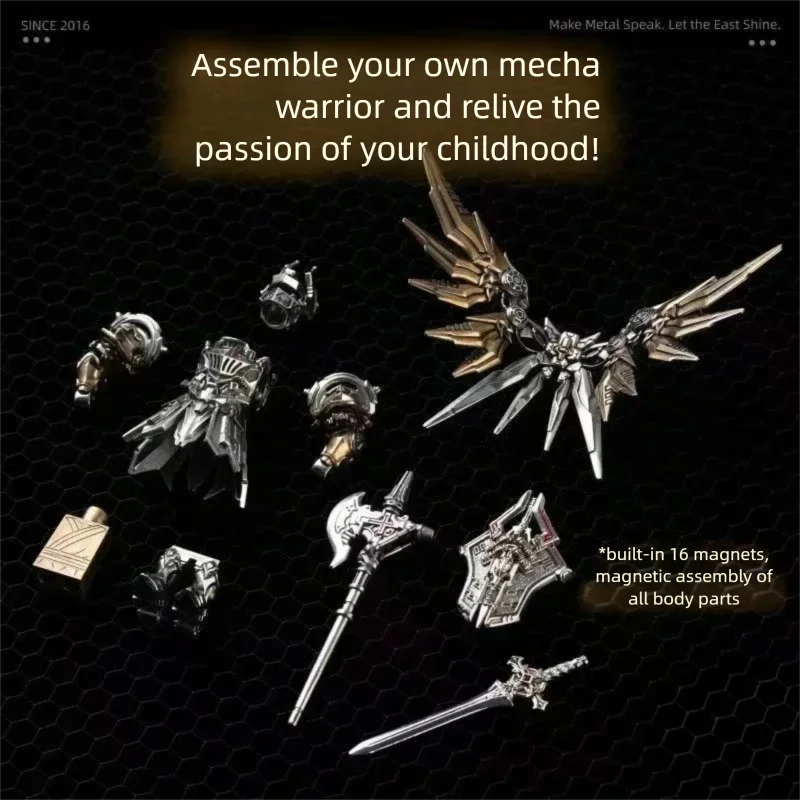 Arbitre Mécanique Magnetic Detachable Metal Figurine Desktop Decoration Copper Pendant Handle Figurine small gifts and souvenirs
