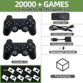 4K Arcade Game Console w/Dual Joysticks - Retro Multiplayer Stick for MAME/SEGA/PS1/Atari & Plug & Play Family Gift