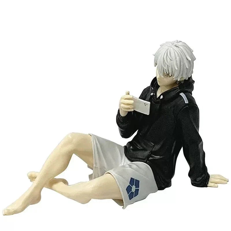 Blue Lock Anime Figure Nagi Seishiro Sitting PVC Collectible Model Action Figurine Kids Doll Toy Gift