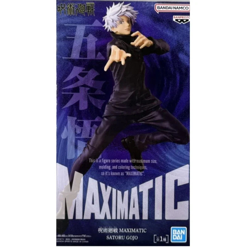 In Stock BANPRESTO Jujutsu Kaisen MAXIMATIC Satoru Gojo Anime Figure Doll  Model Collection Toys WY