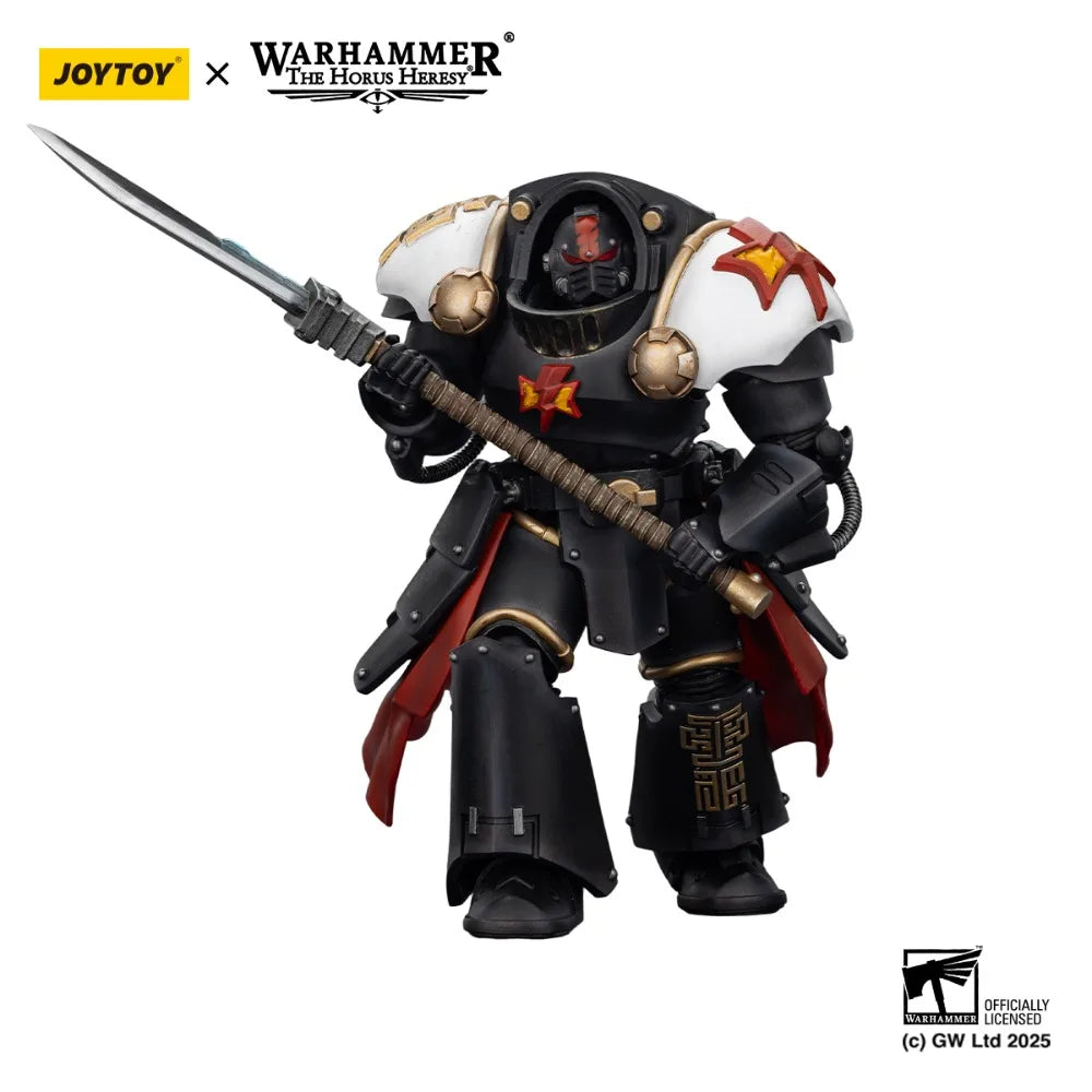 JOYTOY Warhammer 30K 1/18 Action Figure White Scars Legion Praetor White Scars Ebon Keshig Terminator Collectible Model Toys