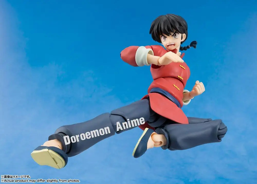 Pre-Order Original Bandai S.h.figuarts Ranma 1/2 Saotome Ranma 14Cm New Anime Ver. Collectible Action Figures Model Toys Gifts