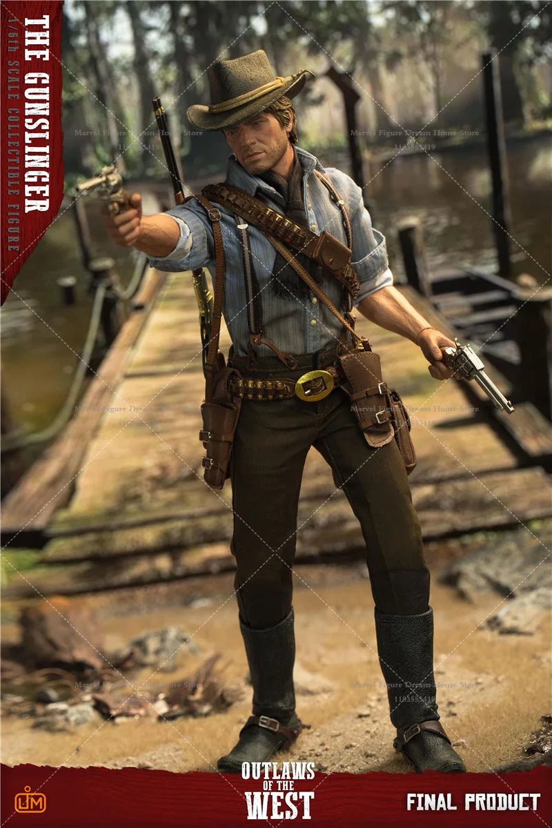 In Stock LIMTOYS LIM008 1/6 Scale Western Cowboy Outlaws The God of Gunner John 12-inch Full Set Action Figure Male Soldier Toys