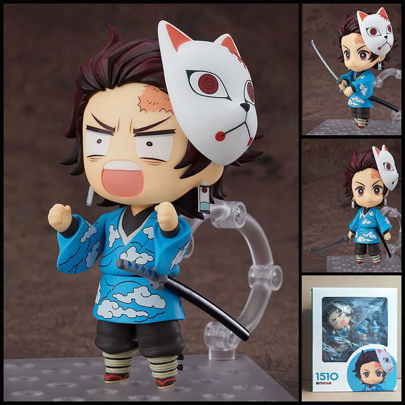 Demon Slayer Agatsuma Zenitsu Figma Action Figure - Anime Collectible Model Toy for Fans And Collectors Painted DX-522