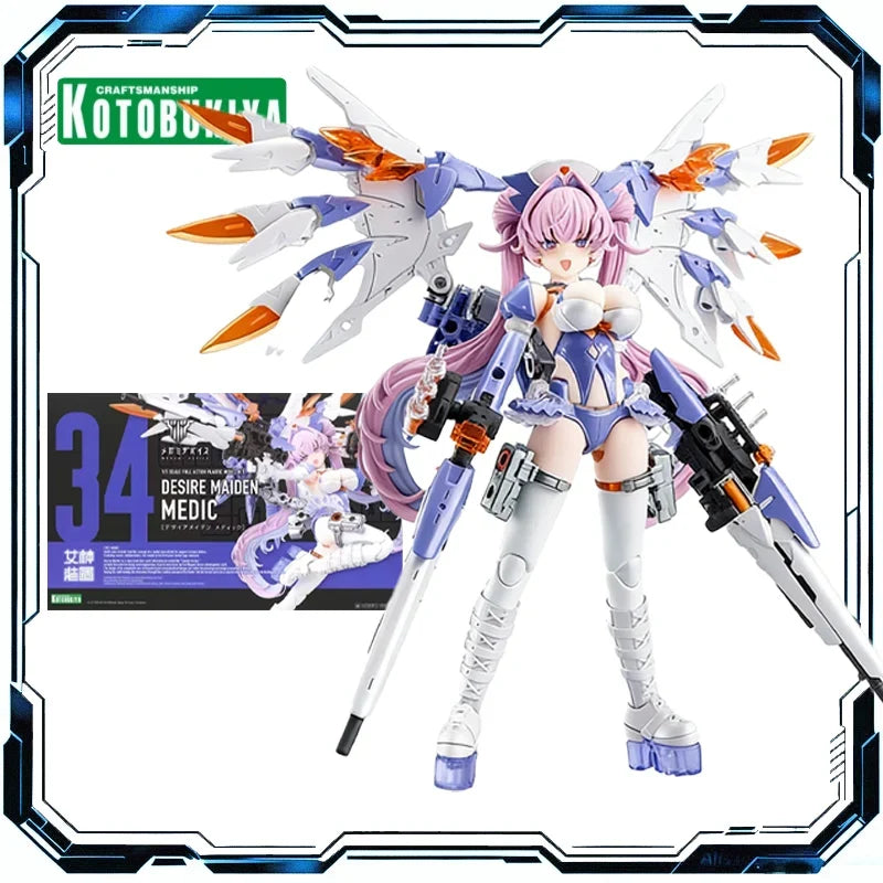 KOTOBUKIYA Original Megami Device DESIRE  MAIDEN MEDIC RAIDER Assembly Model Action Figure Toys for Boys Girls Kids Gift
