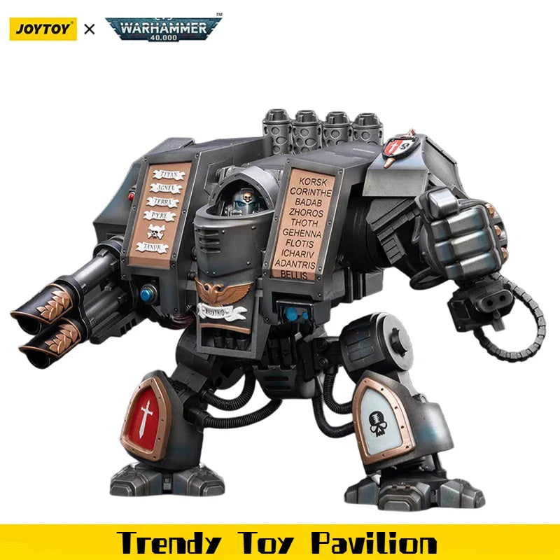 【JOYTOY】Warhammer 40K JTWH0077 Space Marines Grey Knights Ehrwürdiger Cybot 1/18 Actionfigur Spielzeug