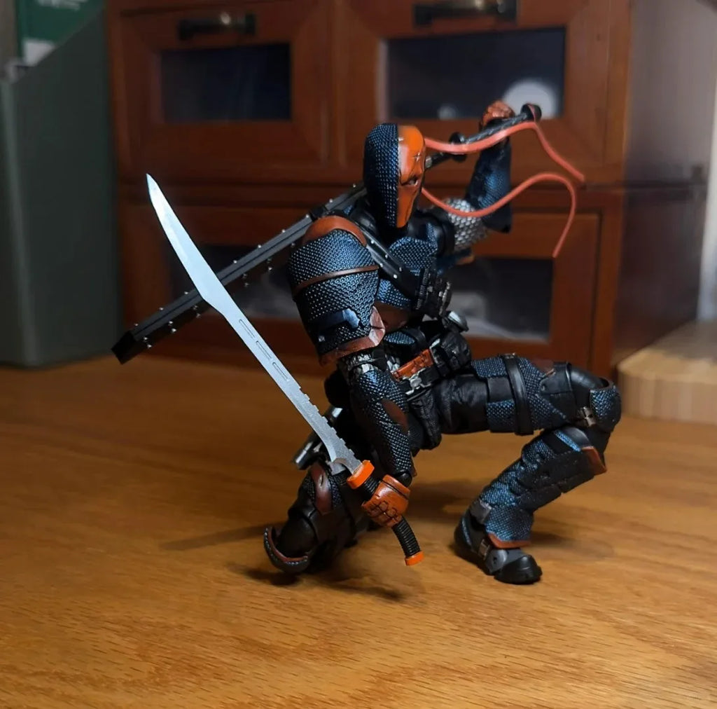 UPFinegures Deathstroke Action Figures Dc Original Lpzz Toys 1/12 Slade Wilson Movable Batman Collectible Model Figure Toy