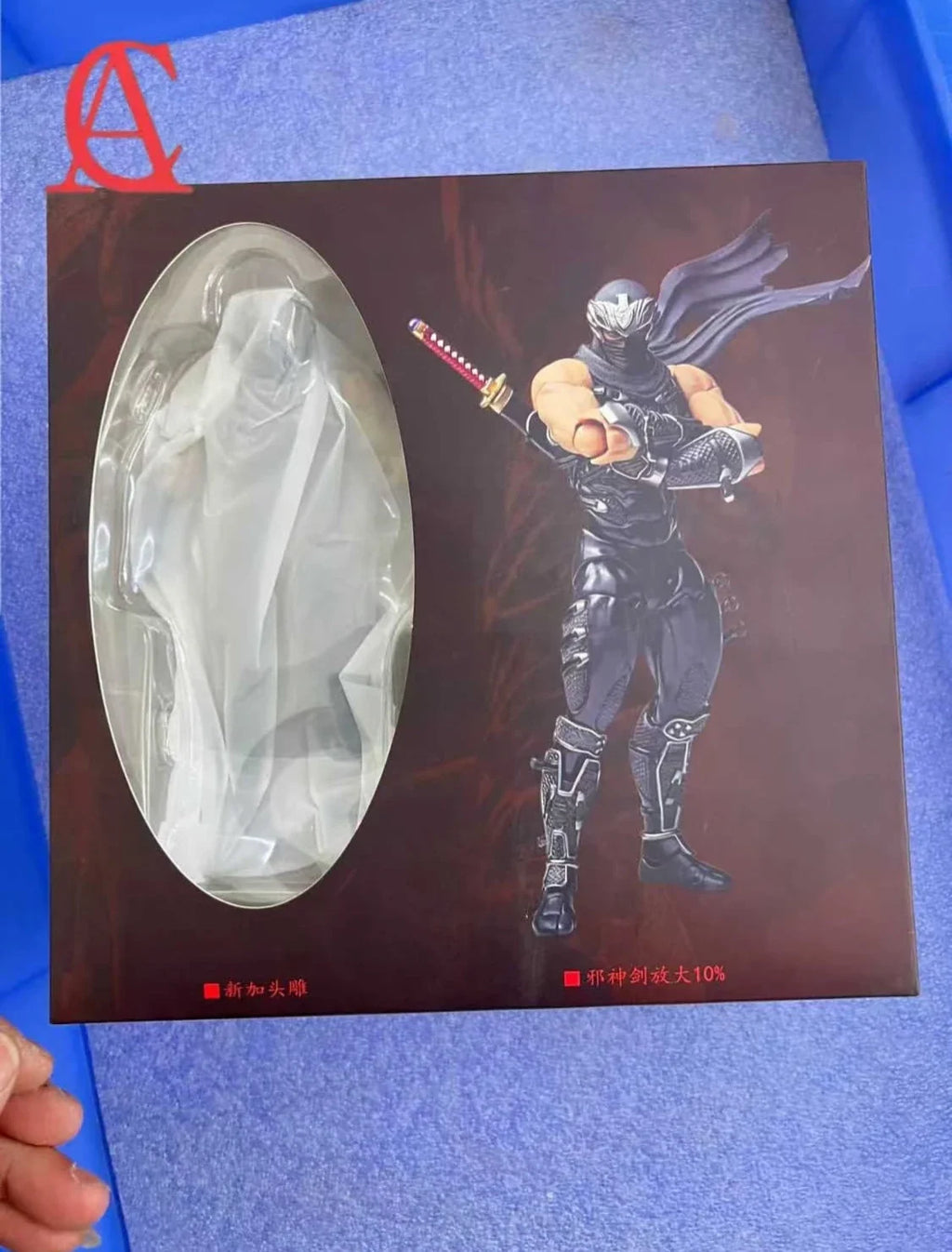 In Stock AC Factory Toys Ninja Gaiden Ryu Hayabusa Action Figures Kaiyodo Revoltech Figurine Ko Model Kids Gift Toys