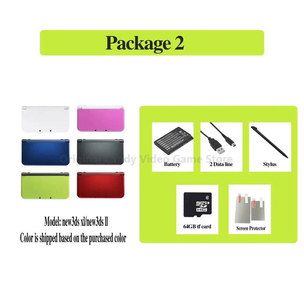 Original handheld video game console suitable for new 3ds ll/xl built-in NFC glasses-free 3d function classic video games