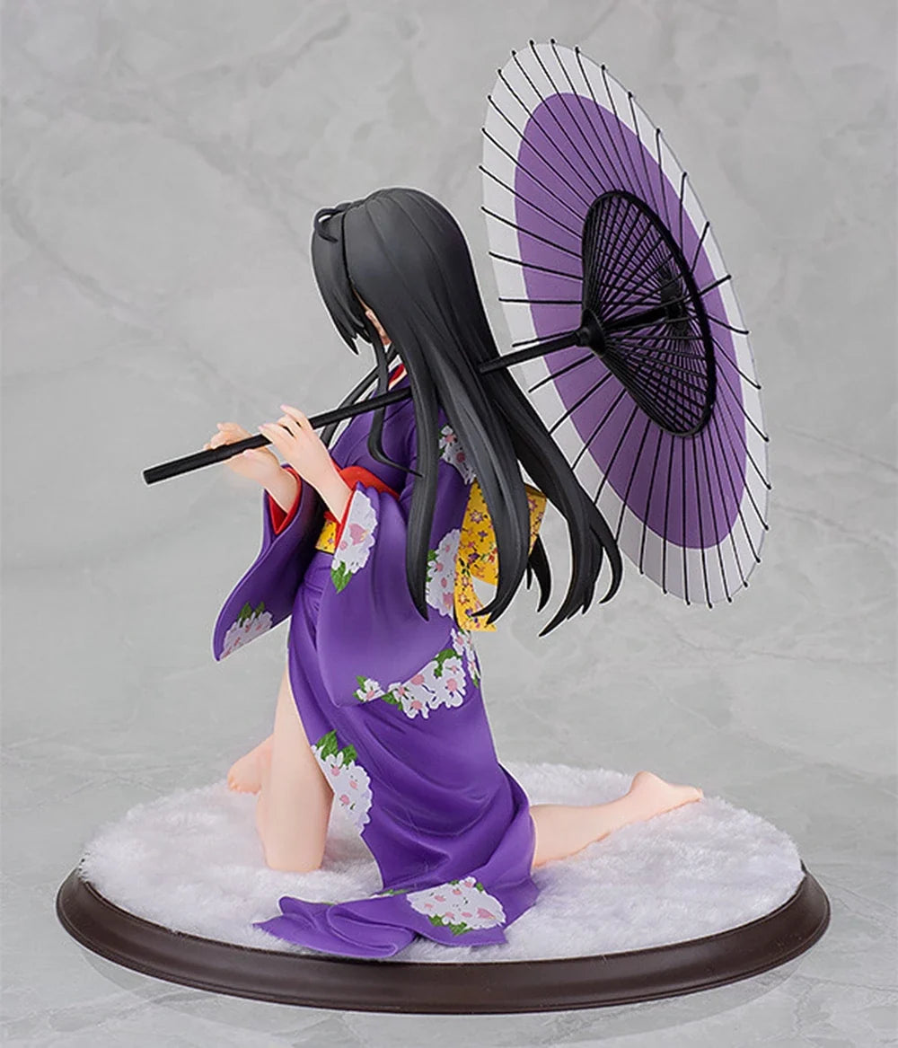 12CM Yukinoshita Yukino Yahari Ore no Seishun Love Comedy wa Machigatteiru Zoku1/6 Kimono Ver Model Toy Gift Aciton Figure