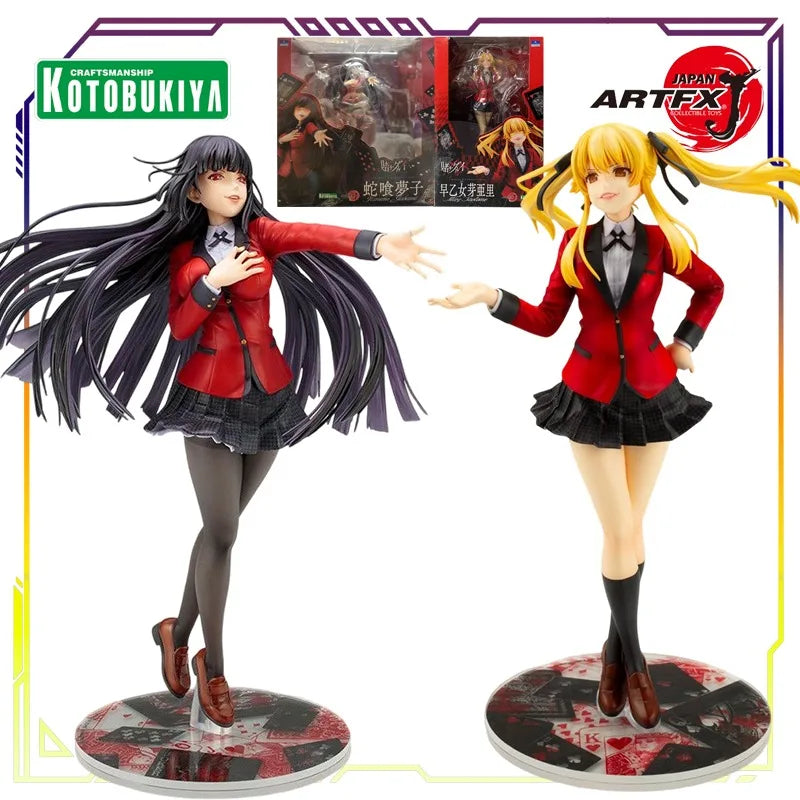 KOTOBUKIYA Original Gambling School ARTFX J 1 \ 8 Handmade Series Snake's Dream Child Anime Not Movable Figure Statue Model Toys