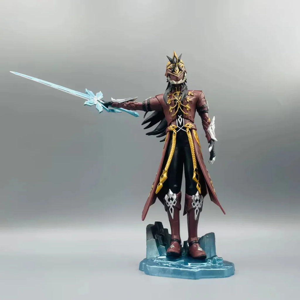21cm Genshin Impact Ii Capitano Thrain Sentinel Knight The Captain Game Figure Model Statue Collection Desktop  Ornament Toys