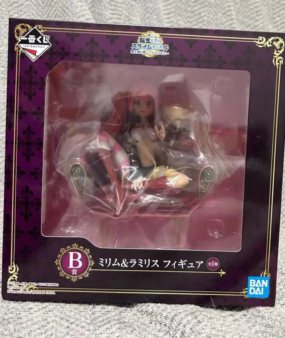 100% in Stock Original Bandai Spirits Ichiban Kuji Tensei Shitara Slime Datta Ken Milim Nava Ramiris  Model Decoration
