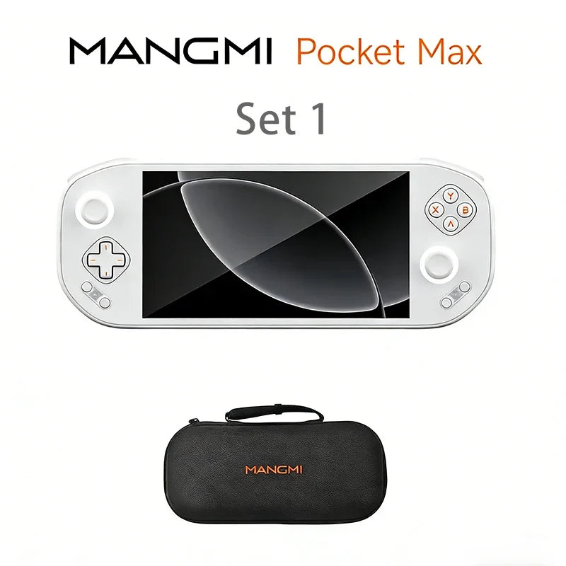 MangMi Pocket Max 7-inch 144Hz OLED screen Snapdragon 865 Hall trigger magnetic module retro portable game console 8+128