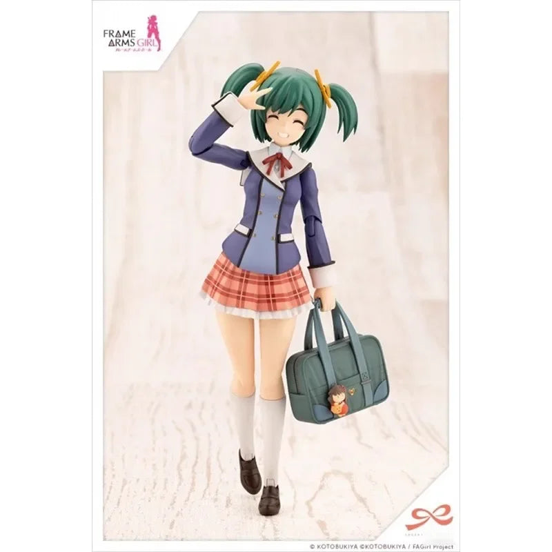 KOTOBUKIYA Original Anime Figure Frame Arms Girl Sousaishojoteien BUKIKO KOTOBUKI Winter Clothing Collectible Model