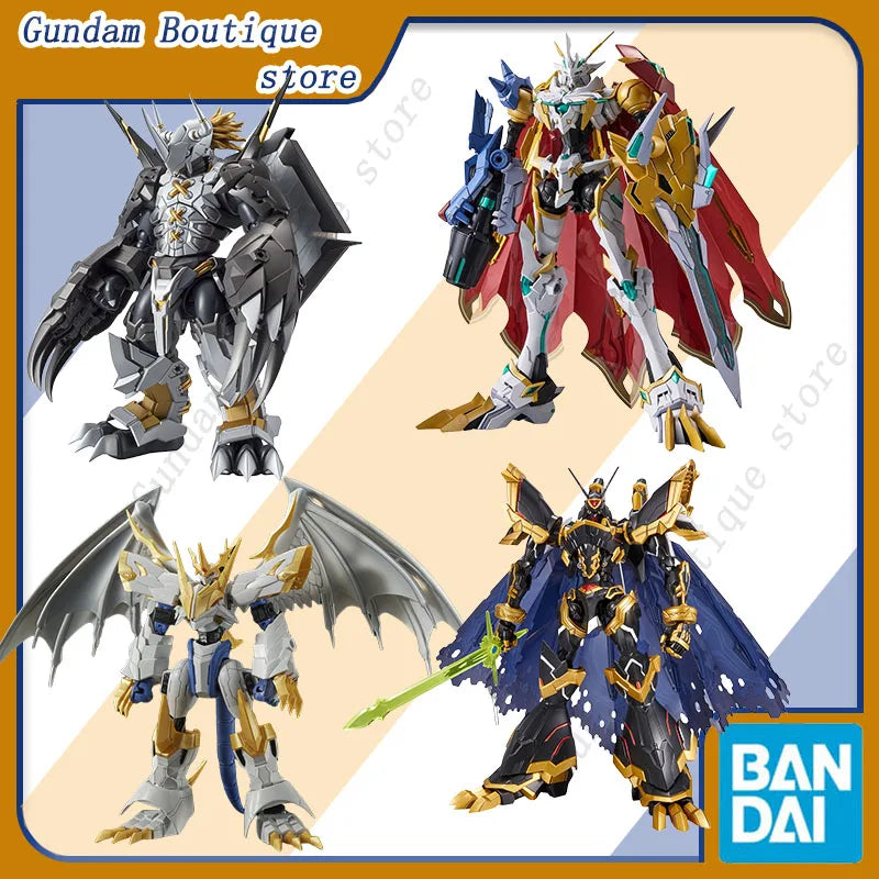 Bandai Genuine FRS Digimon Adventure Metal Garurumon War Greymon Omegamon X-Antibody Anime Action Figure Assembly Model Toy Gift