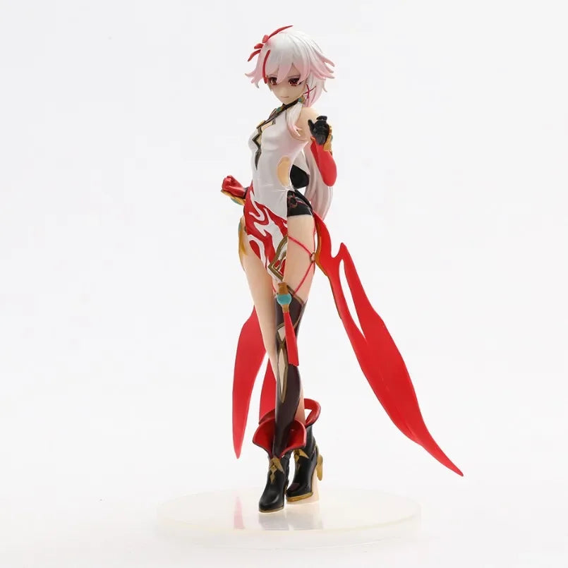 22cm Honkai Impact 3rd Fu Hua Anime Girl Figure Houkai Gakuen Kiana Kaslana Action Figure Adult Collectible Model Doll Toys Gift