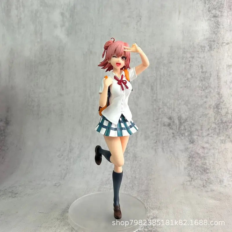 Peripheral Derivatives Yuigahama Yui Beautiful Young Girl Gw Hand-Made Animation Model Desk Cute Ornaments Tide Play Good Things
