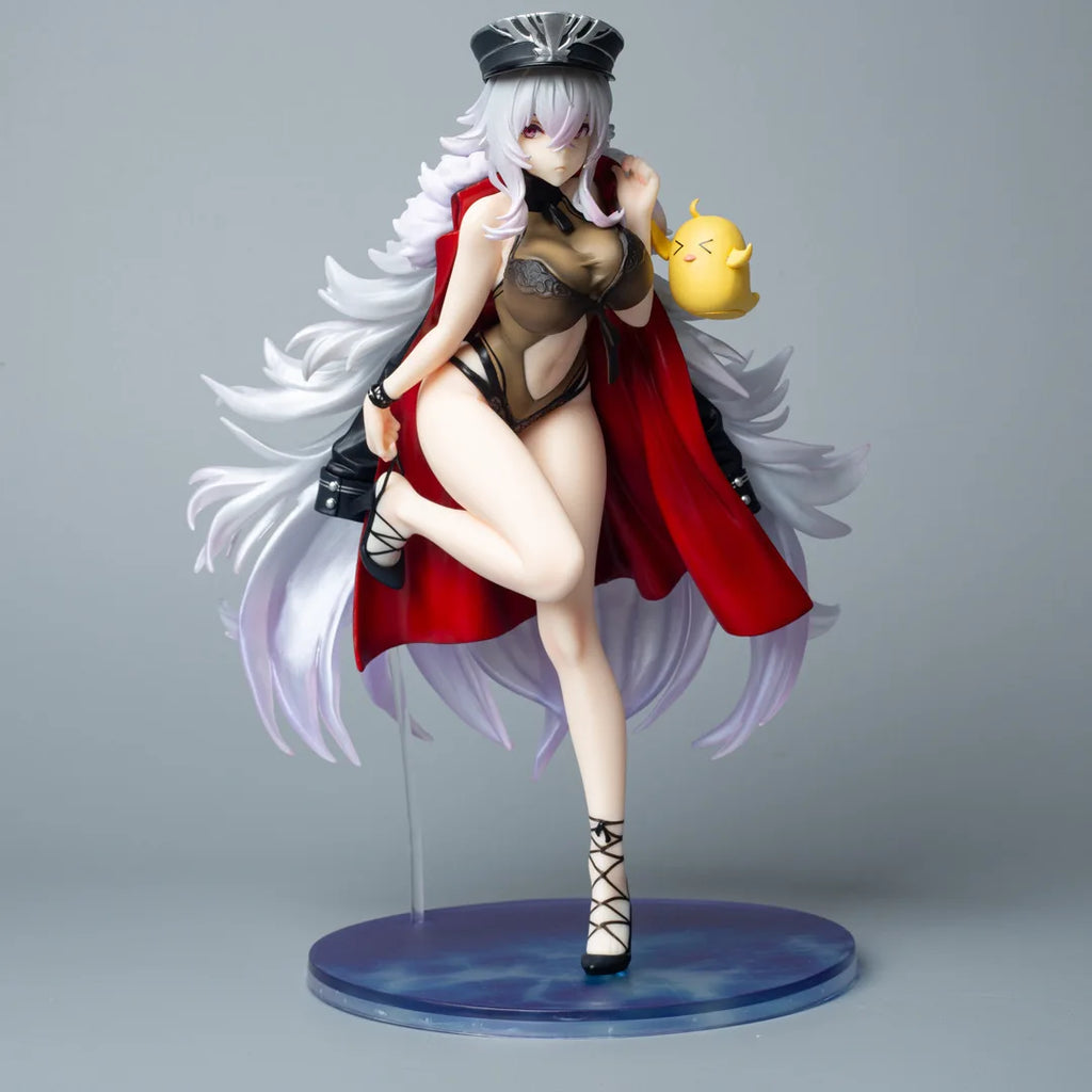 Azur Lane Graf Zeppelin Urd Of The Beach Boxed Anime Figure FPVC Collectible Statue Desktop Ornament For Anime Game Fans