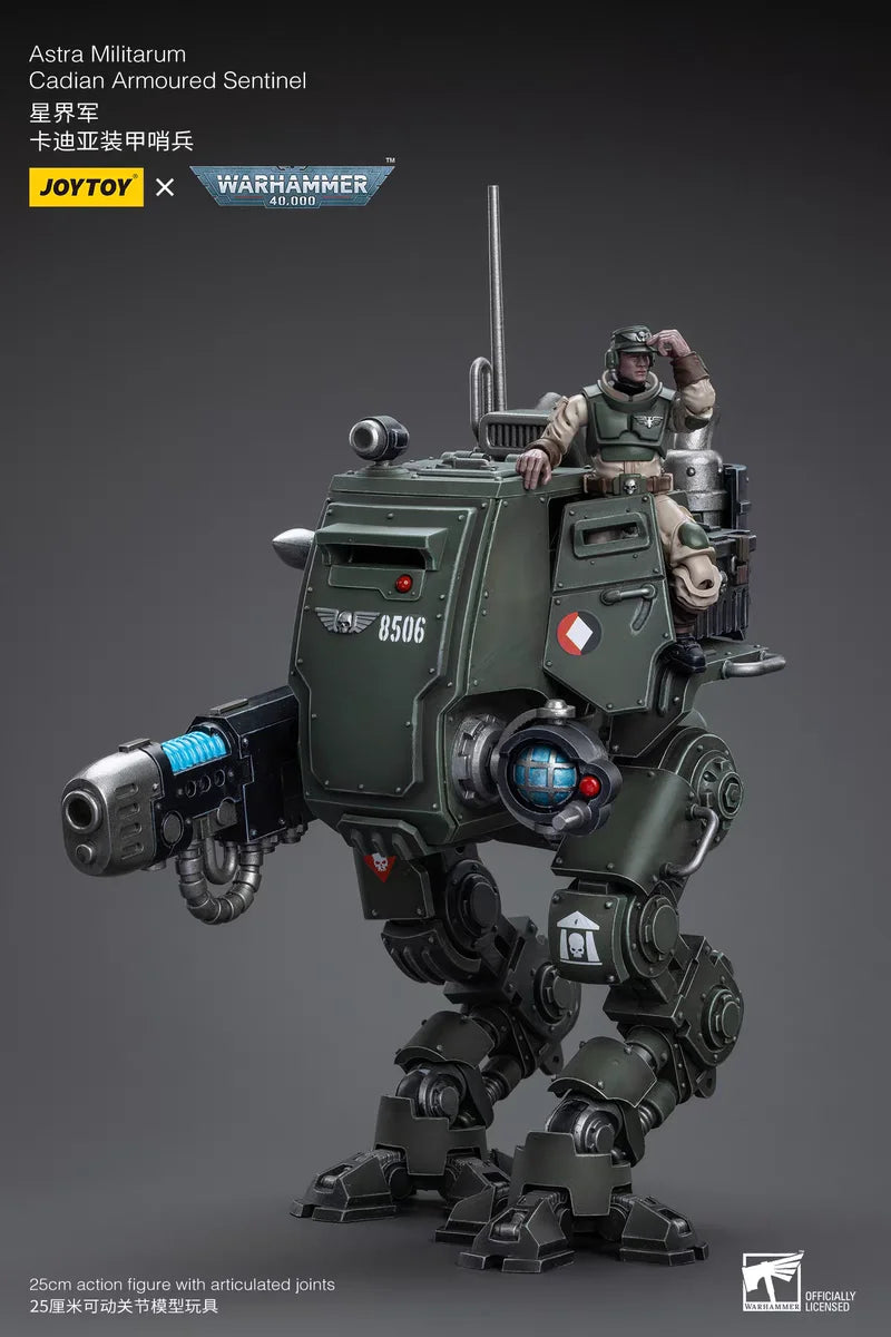 【Original】JOYTOY Warhammer 40K Astra Militarum Cadillac Armored Sentinel Anime Model Toy