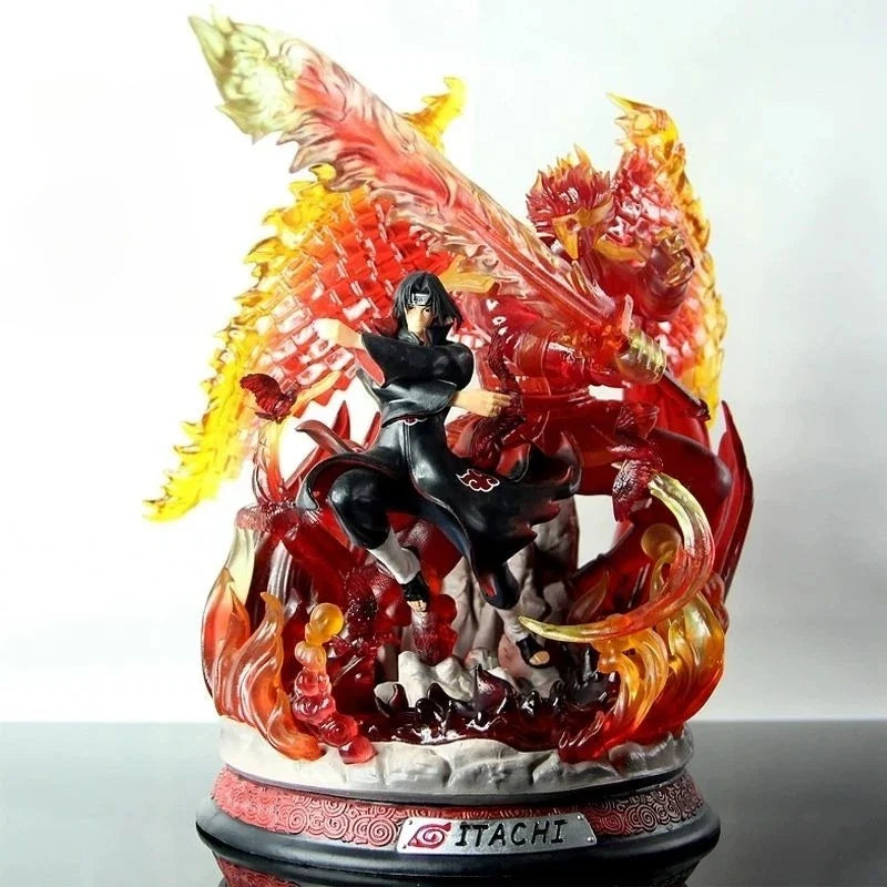 Naruto Anime Figurines Gk Susanoo Uchiha Madara Sasuke Hatake Kakashi Kurama Model Anime Collection Holiday Gift Children Toys