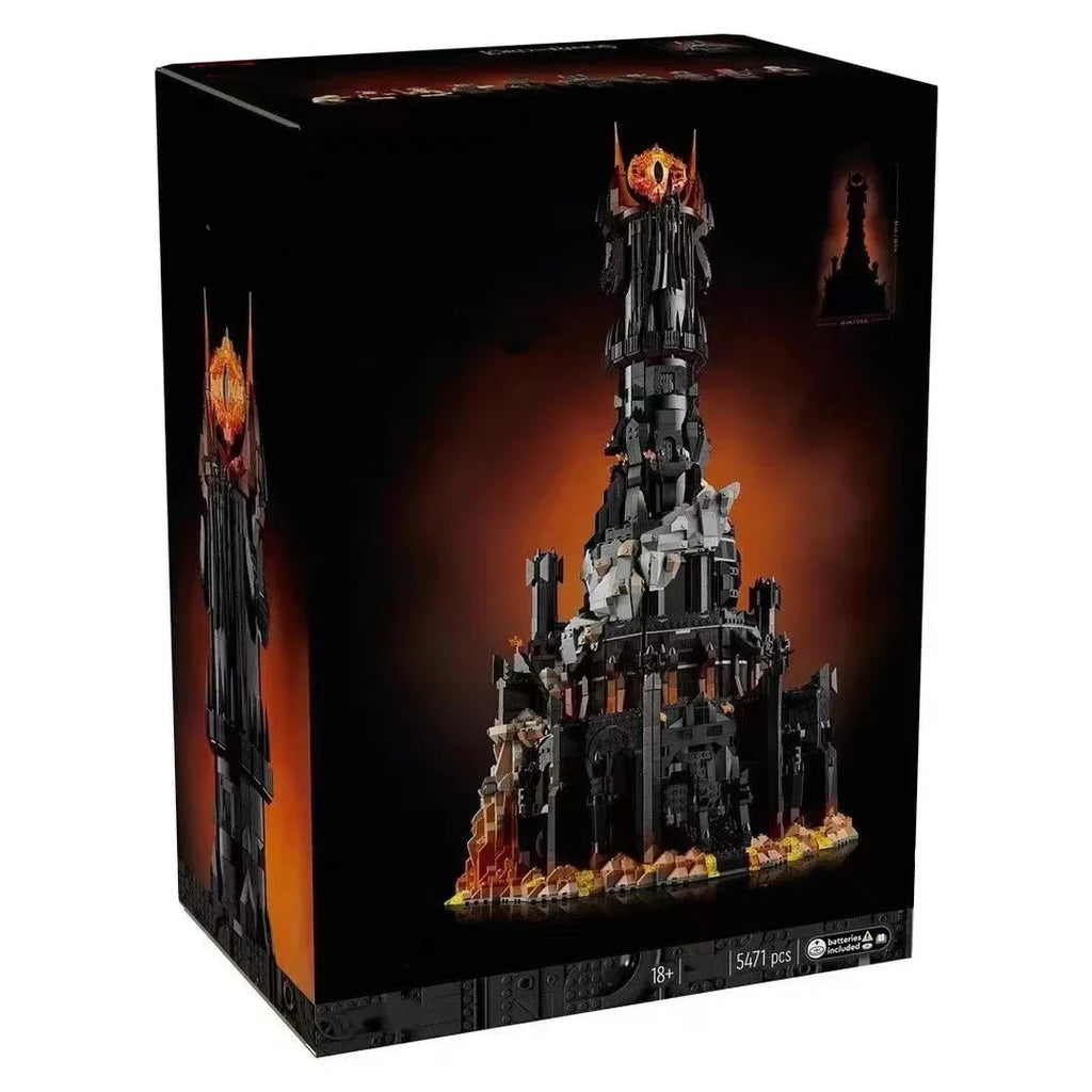 5471Pcs 2024 New 10333 Black Tower Dark Model Building Blocks Kit Bricks Creative MOC Toy for Boys Adult Birthday Xtmas Gifts