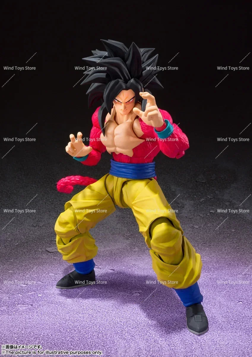 Original Dragon Ball Z SHF SH Figuarts Super Saiyan 4 DBZ SSJ4 Son Goku