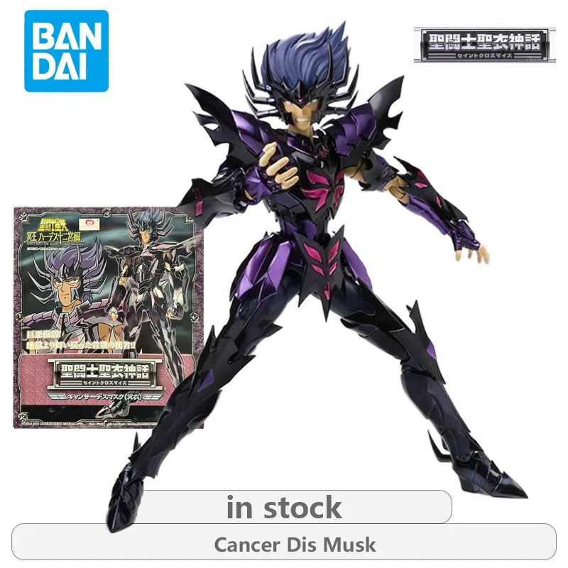 BANDAI Original Saint Seiya Saint Cloak Mythical EX Edition Dark Seiya Series Gemini Saga Anime Action Figure Model Toys