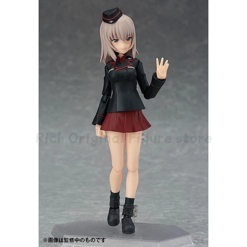 【In Stock】Original Max Factory Figma#332 GIRLS Und PANZER Nishisumi Maho/Henmi Erika Anime 1/12 Action Figure Model Toys