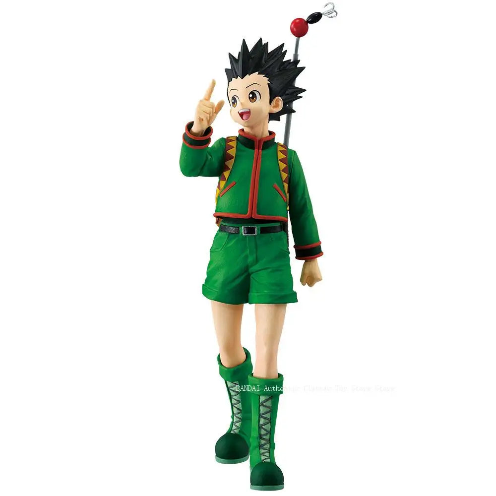 In Stock Original Bandai hunter hunter Ichiban KUJI GON FREECSS Killua Biscuit Hisoka Anime Figure Collectible Model Toys Gifts