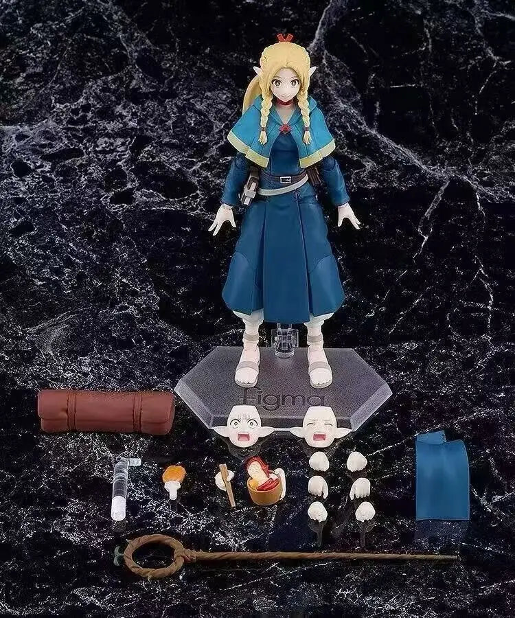 New In Stock Max Factory Figma#633 Delicious In Dungeon Marcille Anime Figures Gk Pvc Action Figure Collectible Model Toys Gifts