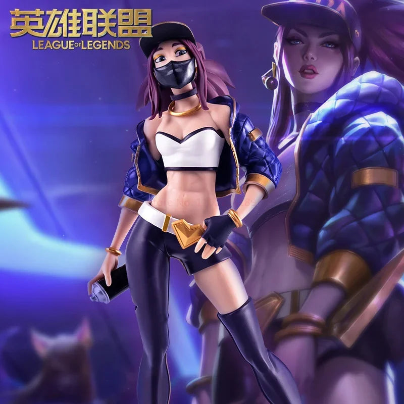 Original Apex League Of Legends Akali Complete Figure In Stock Anime Action Collection Model Toys To Friends Gifts Collect
