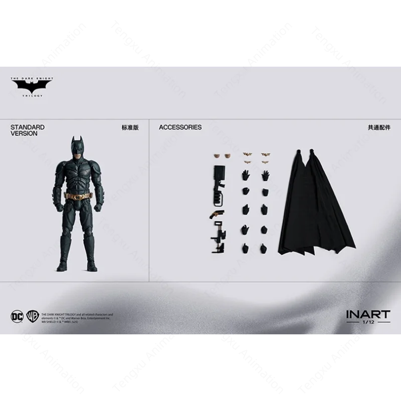 IN STOCK INART Batman The Dark Knight Rises 1/12 Scale Action Figures Toy Gift Collection - Standard -Deluxe
