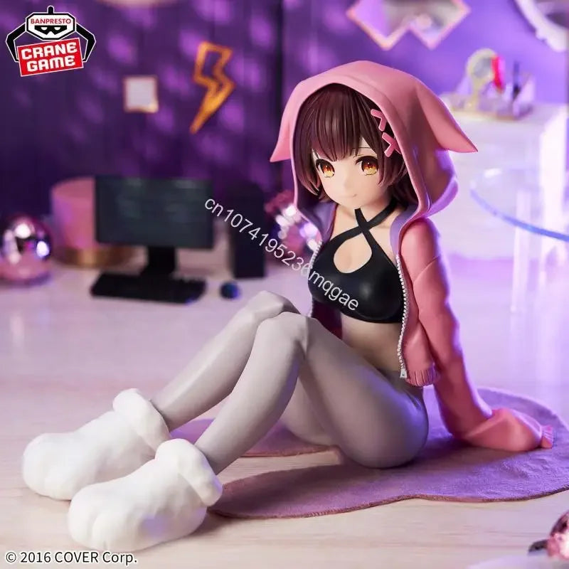 In Stock BANDAI Relax time hololive IF Amane Kanata Sakamata Chloe Roboco-san Anime Action Figures Model Toys Gift