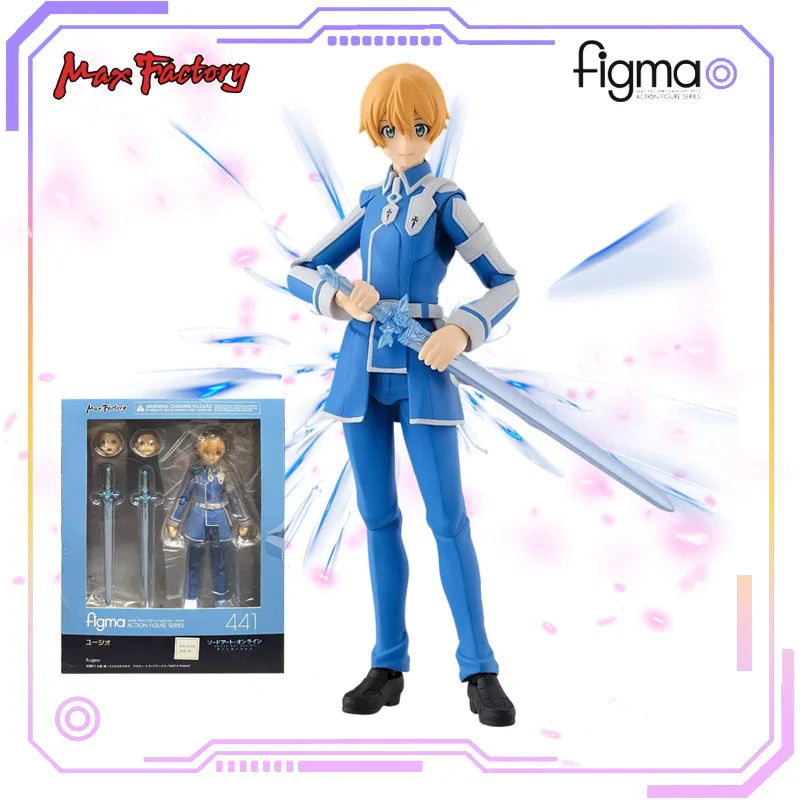 Max Factory Original Figma Serie Schwert und Schwert Götter Reich Kirito Ren/Yujio/Lian Spielzeug bewegliches Modell Ritter Sammlung Geschenk