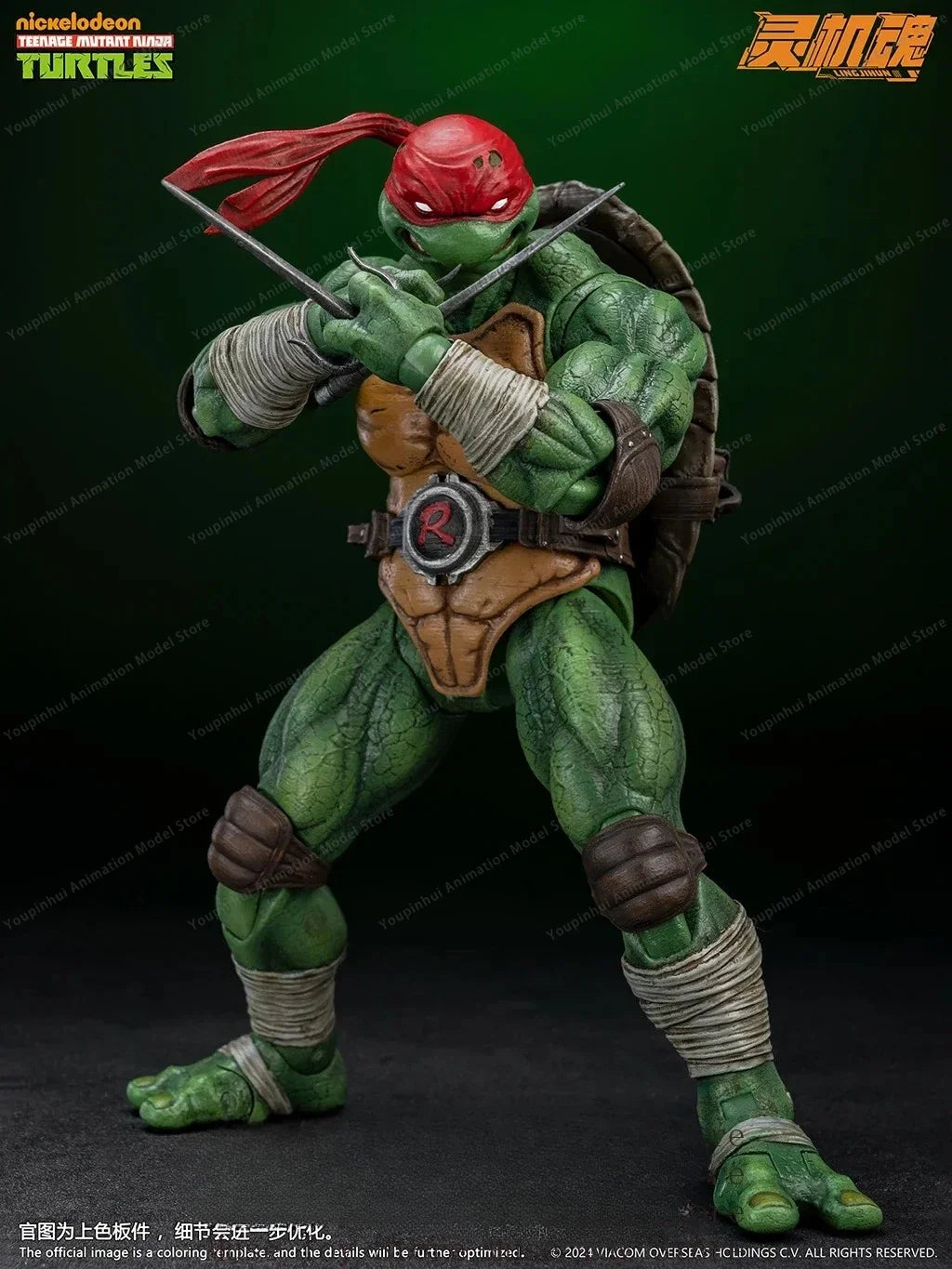 Original Ling Ji Hun TMNT Series Raphael Mikey Leonardo Donatello Action Figures Collectibles Models