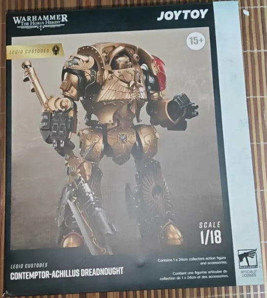 【SF】JOYTOY 1/18 Action Figure Legio Custodes Contemptor Achillus Dreadnought Model Toys Gifts Collection Ornaments