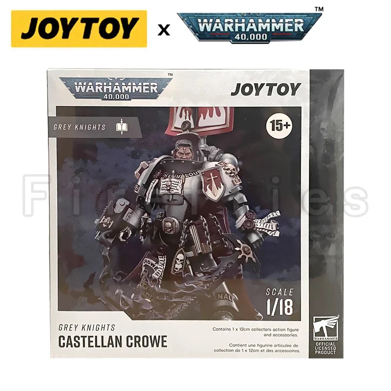 1/18 JOYTOY Action Figure 40K Grey Knight Castellan Crowe Re-Issue Anime Collection Model Toy