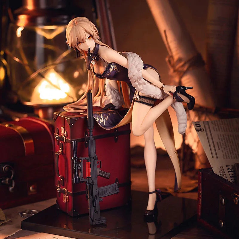Girls' Frontline Purple Rain Heart Double headed Carving anime Girls' Handmade Model Ornaments