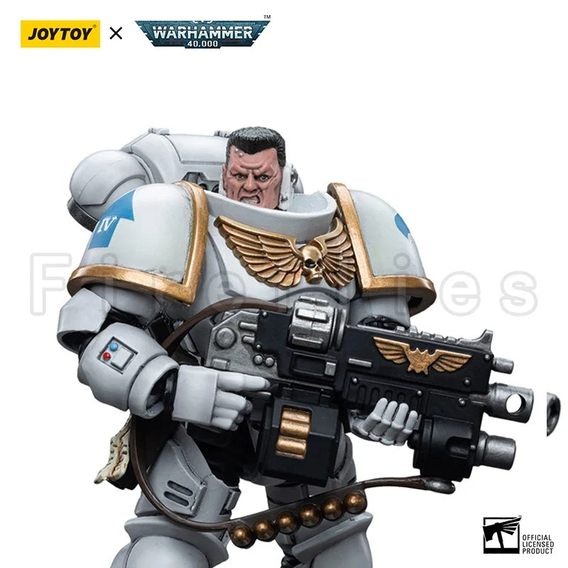 1/18 JOYTOY Action Figure 40K Space Marines White Consuls Intercessor 1 Anime Collection Model Toy