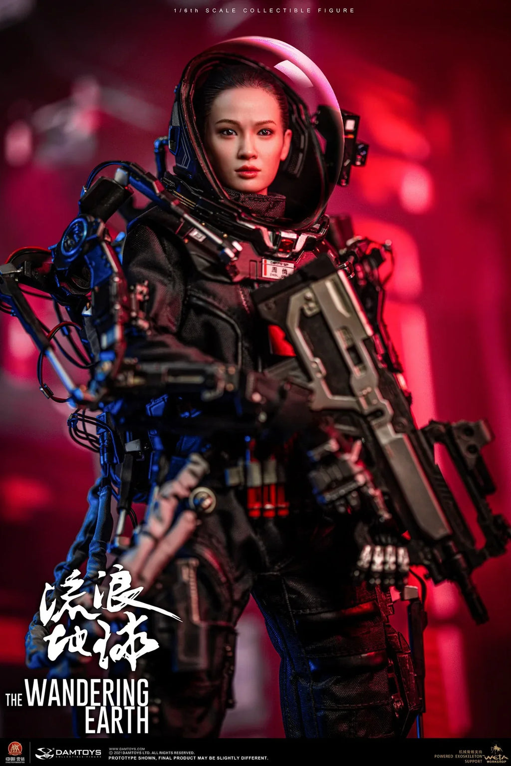 Original DAMTOYS DMS036 1/6 Scale Female Soldier Chinese Classic Movie Zhou Qian Rescue Team Full Set 12in Action Figure Model