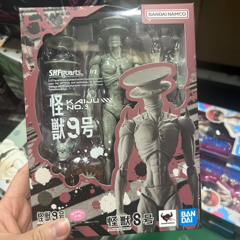 In Stock Bandai S.H.Figuarts Shf Kaiju No.8 Kikoru Shinomiya Model Kit Anime Action Figures Finished Model Kit Toy Gifts For Kid