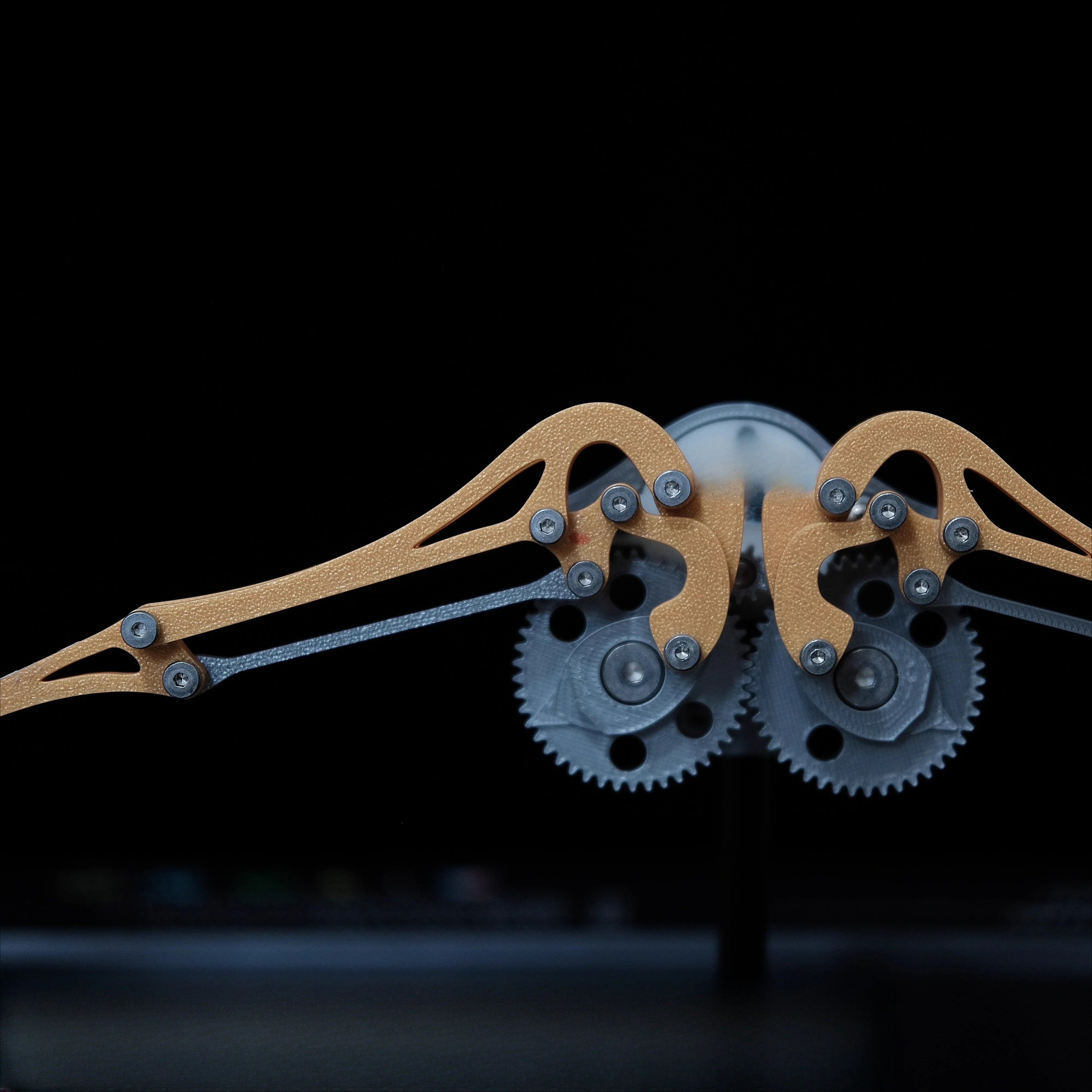 Weltraumstamm mechanischer Ornithopter 3D-Algorithmus bionische mechanische Flügel elektrische Montage Ornithopter Modell Ornament Geschenk