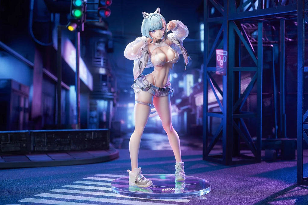 Judai Original Bibi Buttons Kin Mirai Nekomata Miu Cat Girls Action Figure Model Doll Toys In Stock