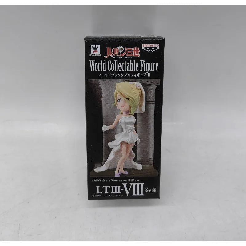 BANDAI Original WCF Series Lupin III Mine Fujiko Ishikawa Goemon Q Version Anime Model Desktop Decoration Boys Gift
