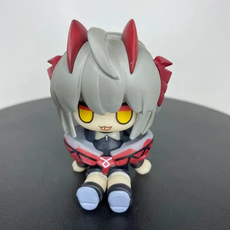 Cute Arknights Silent Texas Chibi Figure Cute Desktop Ornament Collectible Anime Figurine Desk Decor Toy Gift