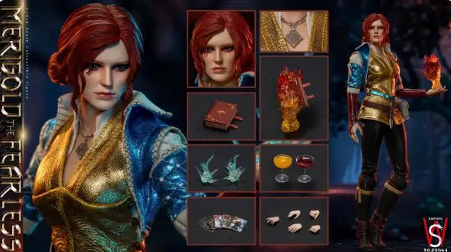 SWTOYS FS064 1/6 Women Soldier Fearless Triss Merigold Full Set 12Inch Action Figure Model Best Collection Gift Dolls