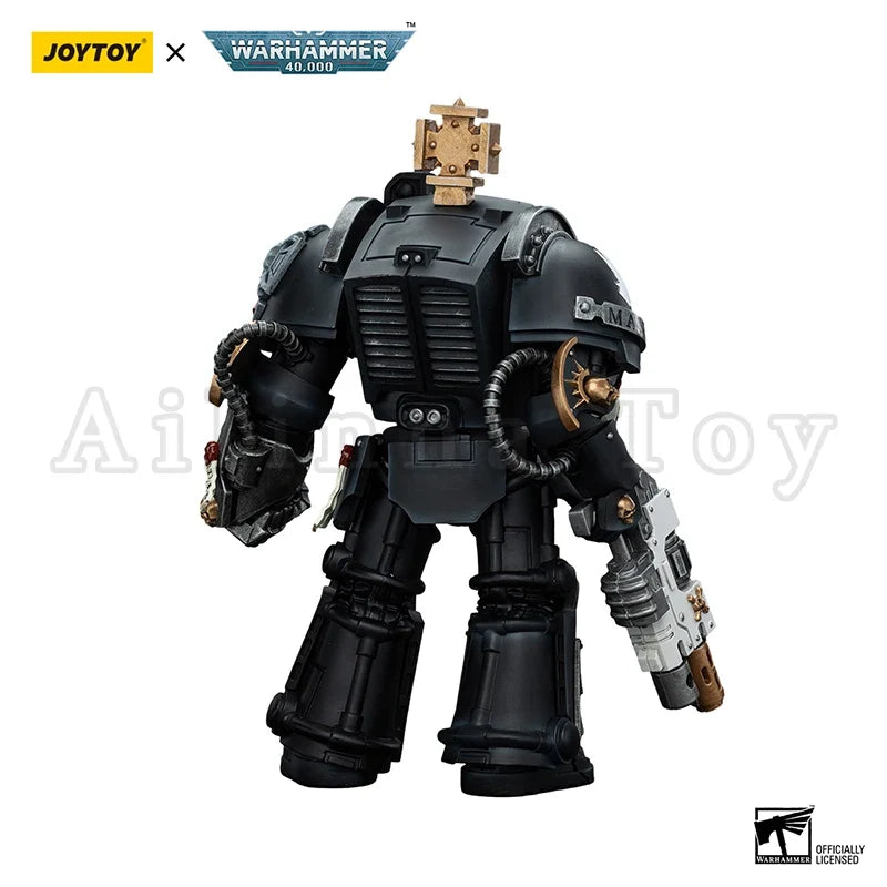 JOYTOY 1/18 Action Figure 40K Iron Hands Captain in Terminator Armour Anime Collection Military Model Toy
