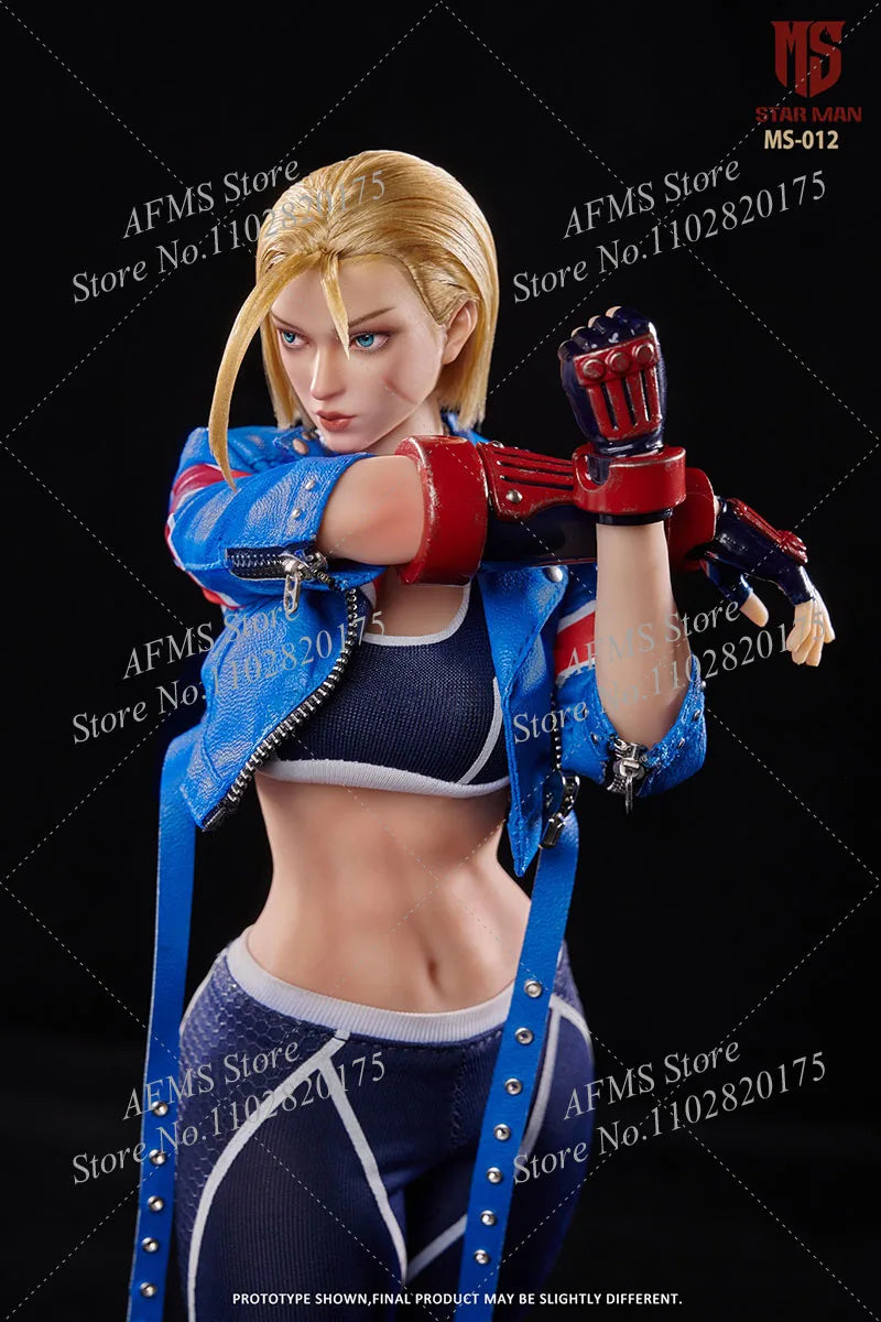 STARMAN MS-012 1/6 Scale Collectible Figure Female Agent Cammy Blue Bee Assassin 12Inch Women Soldier Action Figure Model ﻿